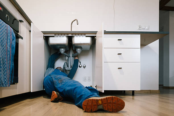 Professional Drain Cleaning technician working in Jordanville, NY